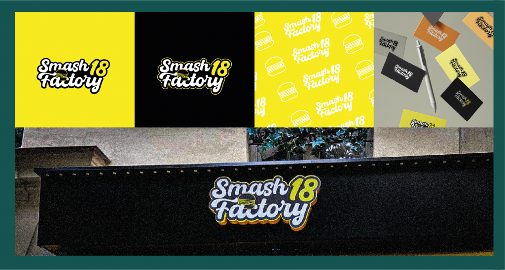 Identité visuel du restaurant Smash Factory 18